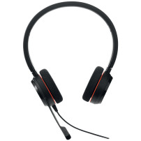 Cuffia professionale Jabra EVOLVE 20 MS Duo USB, Canc. rumore,tasto "Mute",certif. Microsoft - GRANZIA CASCO 2 ANNI