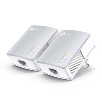 ADATTATORE POWERLINE TP-LINK AV600 TL-PA411 Starter Kit CONF.2PZ X LAN 600Mbps copertura 300mt in casa