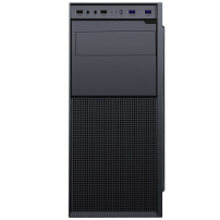 CASE ITEK M.TOWER "WINCO" 500W, FRONT 2*USB3 + 2*USB2 + AUDIO - BK (Effetto Spazzolato) - ITOCWOMU3