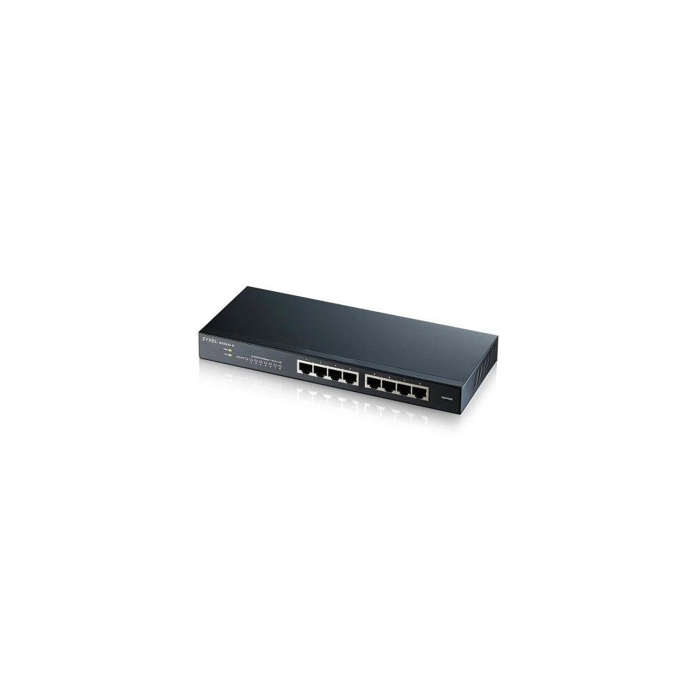 SWITCH ZYXEL GS-1900-8 8P LAN GIGABIT, Supporto IPv6, VLAN - Design senza ventole, WEB MANAGED Desktop
