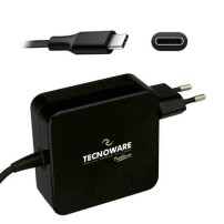 ALIMENTATORE TECNOWARE USB C FAU17563 DA RETE ELETTRICA 65W x NB MacBook Pro,SmartPhone,Tablet e tutti i disp comp con USB C