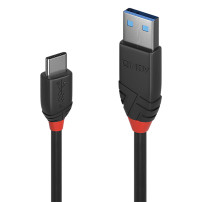 CAVO LINDY USB 3.1 TO USB-C, M/M, 1MT, "Black Line", NERO, 36916