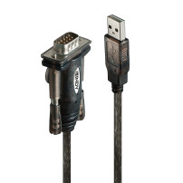 ADATTATORE LINDY USB "A" MASCHIO a RS232 Seriale 9pin MASCHIO compatibile con Windows e Mac