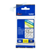 NASTRO BROTHER TZ-131 12mm Nero/Trasparente x PT900 PT-H75 PT-1080BTS