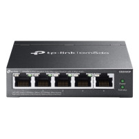 SWITCH TP-LINK OMADA ES205GP 5P LAN GIGABIT DESKTOP 10/100/1000Mbps RJ45 Desktop Easy Managed Switch 4P GIGABIT POE