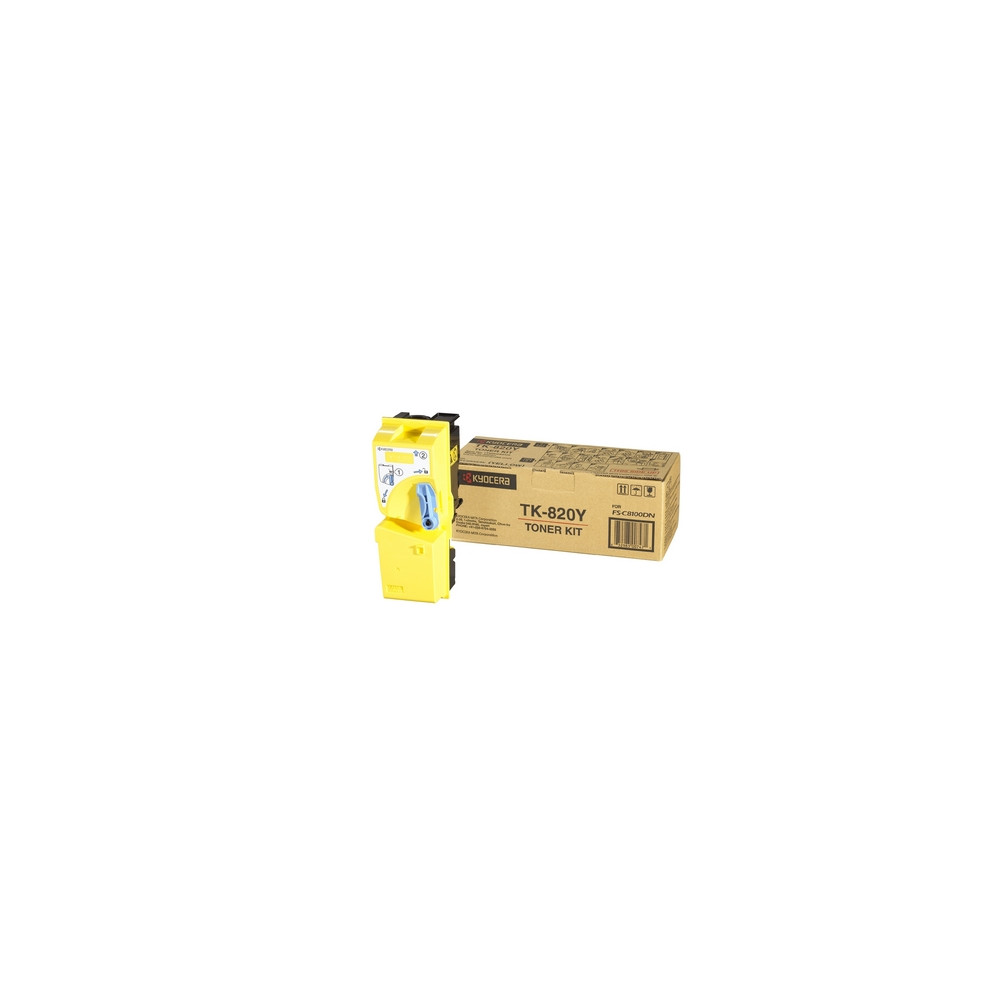 KYOCERA TK-820Y TONER GIALLO (D) KYOCERA TK-820Y TONER GIALLO (D)
