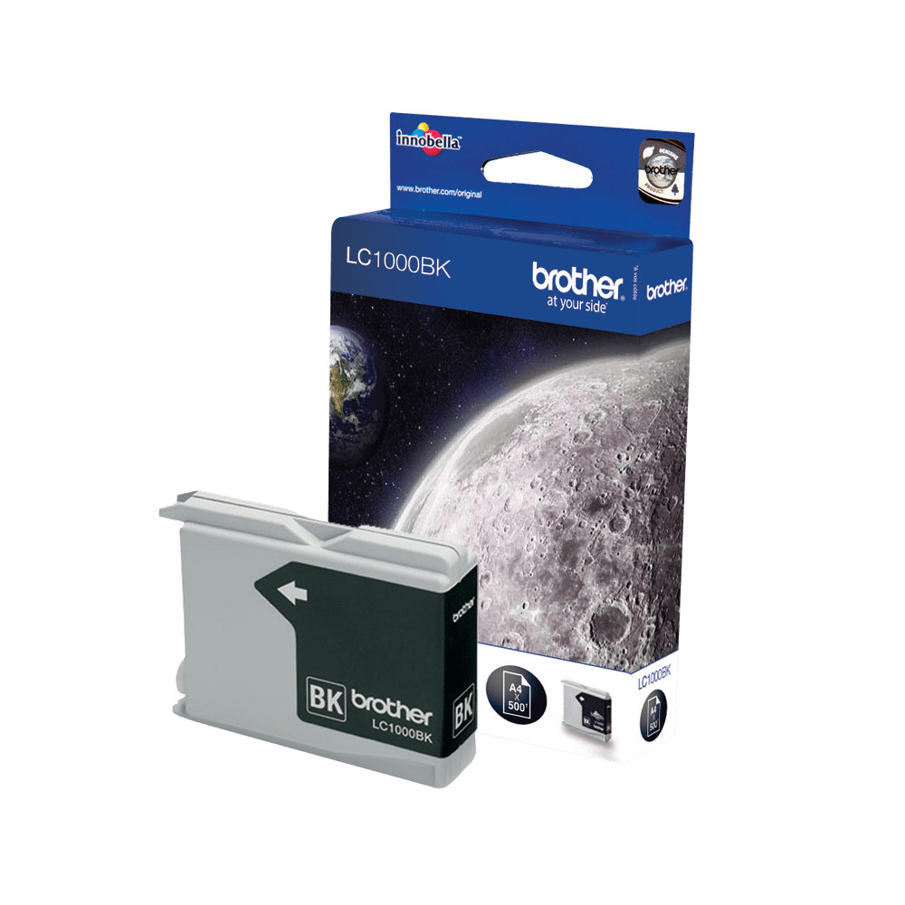 INK BROTHER LC-1000BK Nero 500PP X DCP-130C DCP-330C DCP-350C DCP-540CN MFC-240C MFC-440CN MFC-3360C MFC-5460CN FAX-1360;1460***