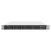 NAS all flash RACK 1U QNAP 10x SSD U.2/U.3 NVMe 2x2.5GBE 2x25GBE SFP28 RAM 64GB DDR4 3xUSB 3.2 AMD EPYC 7232P 8C 2x550W