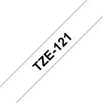 NASTRO BROTHER TZe121 9mm Nero/Trasparente x PT900 PT-H75 PT-1080BTS