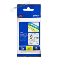NASTRO BROTHER TZe121 9mm Nero/Trasparente x PT900 PT-H75 PT-1080BTS