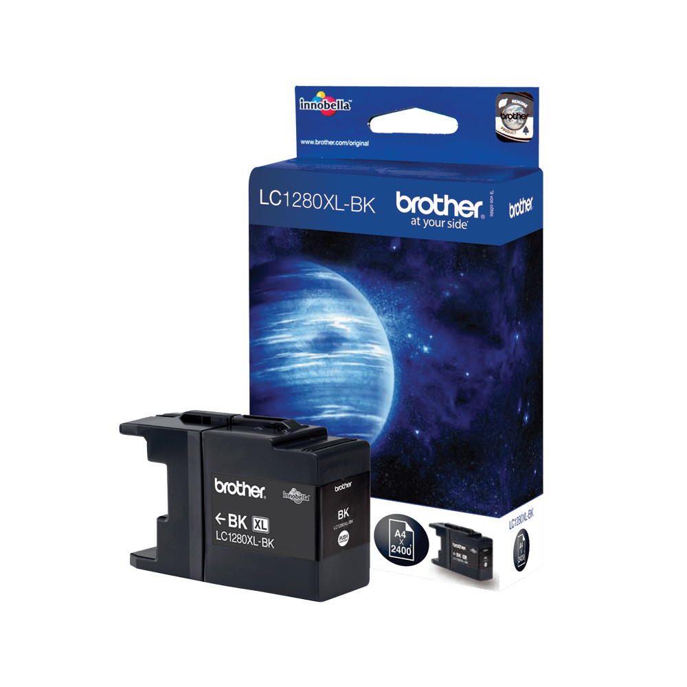 ORIGINAL Brother Cartuccia d'inchiostro nero LC1280XLBK LC-1280XL ~2400 Seiten