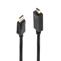 CAVO LINDY DP TO HDMI, M/M, 1MT, CONNETTORI DORATI, NERO, 36921