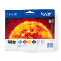 INK BROTHER LC-980VALBP Blister 4C x DCP-145C DCP-165C DCP-195C MFC-250C MFC-290C