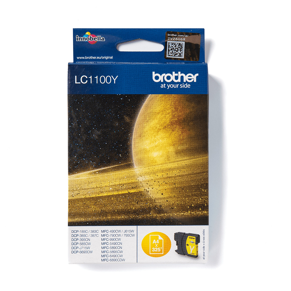ORIGINAL Brother Cartuccia d'inchiostro giallo LC1100Y LC-1100 ~325 Seiten