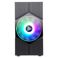 CASE ITEK TOWER "VORTEX" GAMING  2*USB2,2*USB3 20cm fan ARGB, Trasp Wind, -  ITGCACOLVB