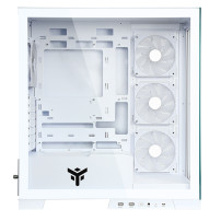 CASE ITEK SHOWBUI 45W-GAMING TOWER, ATX, 4x12cm ARGB fan, 2xUSB3, TYPE-C,SYDE & FRONT PANEL TEMP GLASS WHITE ED. - ITGCASB45W