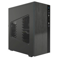 CASE ITEK MICRO ATX "SMALLCOM-B" MINI TOWER 2*USB2, 2*USB3, No Alim. Brushed - ITOCSCB122