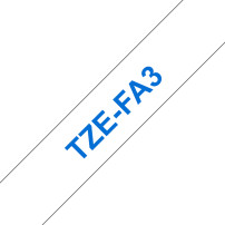 NASTRO BROTHER IN TESSUTO TZe-FA3 3mt 12mm Blu/Bianco
