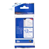 NASTRO BROTHER IN TESSUTO TZe-FA3 3mt 12mm Blu/Bianco