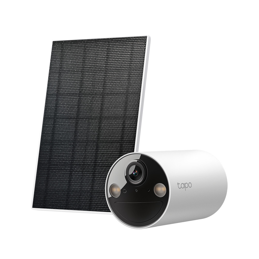 TELECAMERA TP-LINK Tapo TC82 KIT Indoor/Outdoor Smart Wire-Free 2K 2.4 GHz + Pannello solare Tapo A201 incluso
