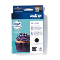 ORIGINAL Brother Cartuccia d'inchiostro nero LC123BK LC-123 ~600 Seiten