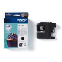 ORIGINAL Brother Cartuccia d'inchiostro nero LC123BK LC-123 ~600 Seiten