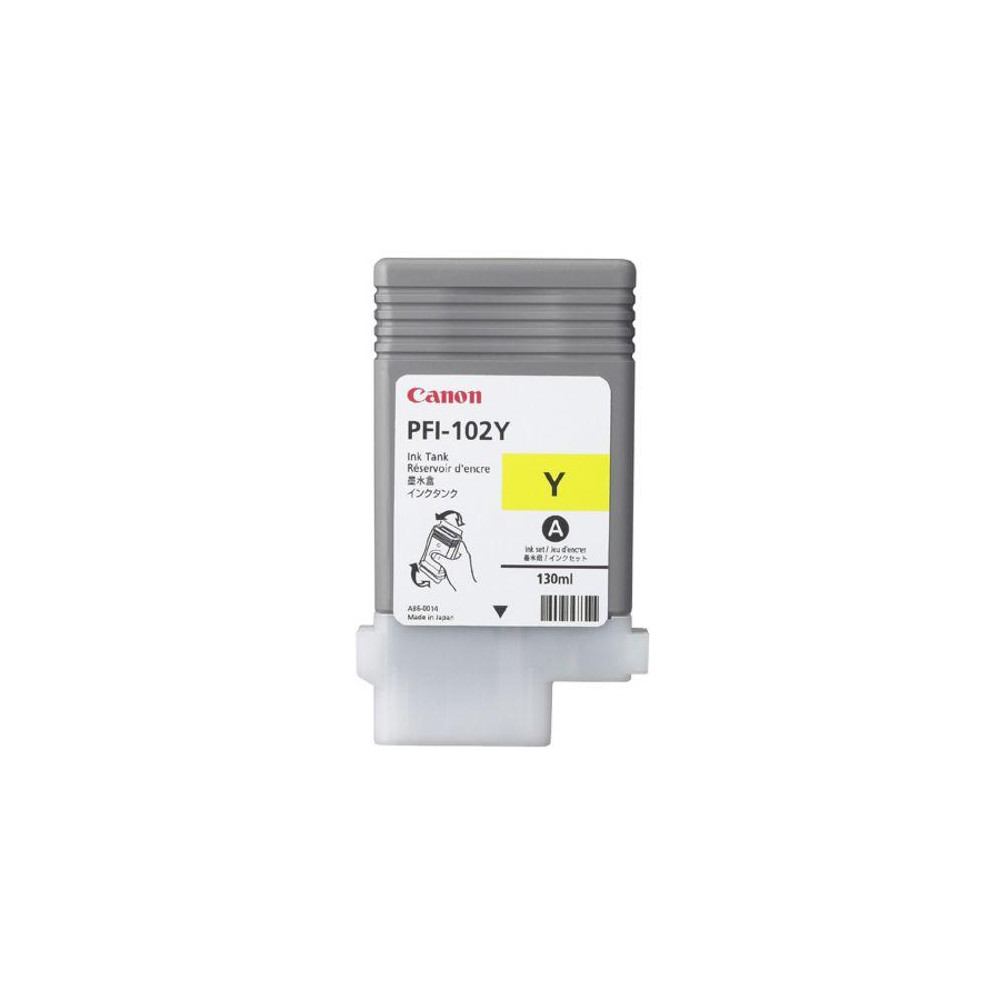 CANON SERBATOIO INCH. YELLOW PFI-102Y SINGOLO (130ml) 0898B001 x iPF 610/710/720/605/510