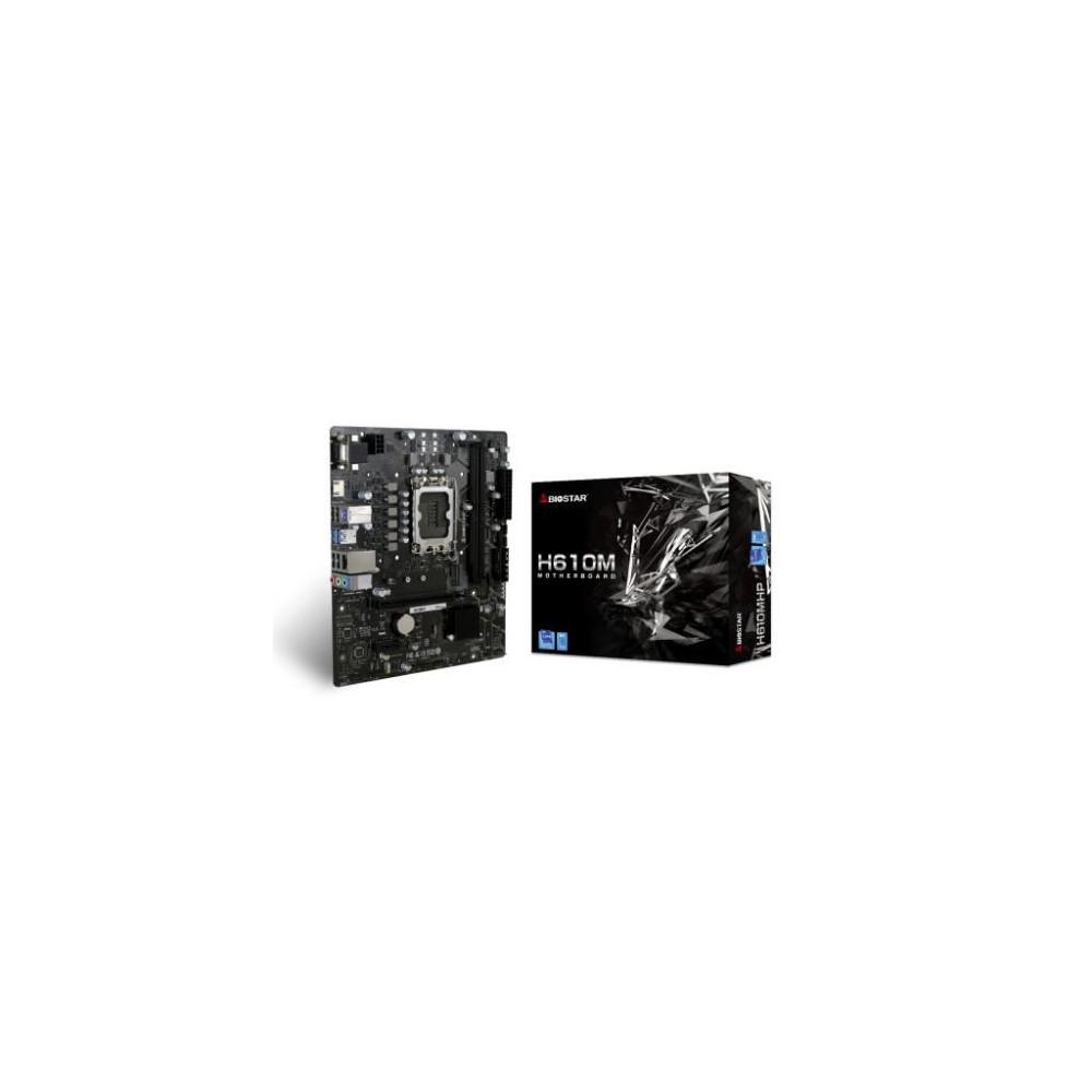 MB BIOSTAR H610MHP LGA1700 (ALDER LAKE) 2DDR4 VGA+HDMI PCIE, M.2 MATX