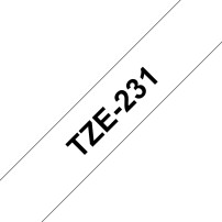 NASTRO BROTHER TZE231 12mm Nero/Bianco x PT900 PT-H110 PT-H75 PT-1080BTS