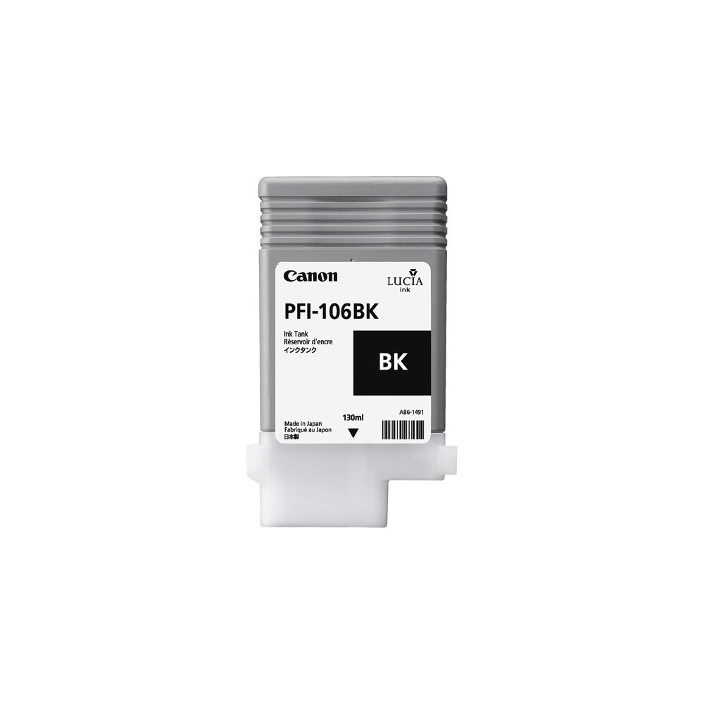 SERBATOIO INCH. NERO PFI-106BK SINGOLO (130ml) x serie IPF 6xx0 iPF 6400SE