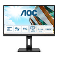 MONITOR AOC LED 27" Wide U27P2 IPS 3840x2160 4ms 350cd/mq 50.000.000:1 2x2W MM PIVOT REG.H 2HDMI DP USB