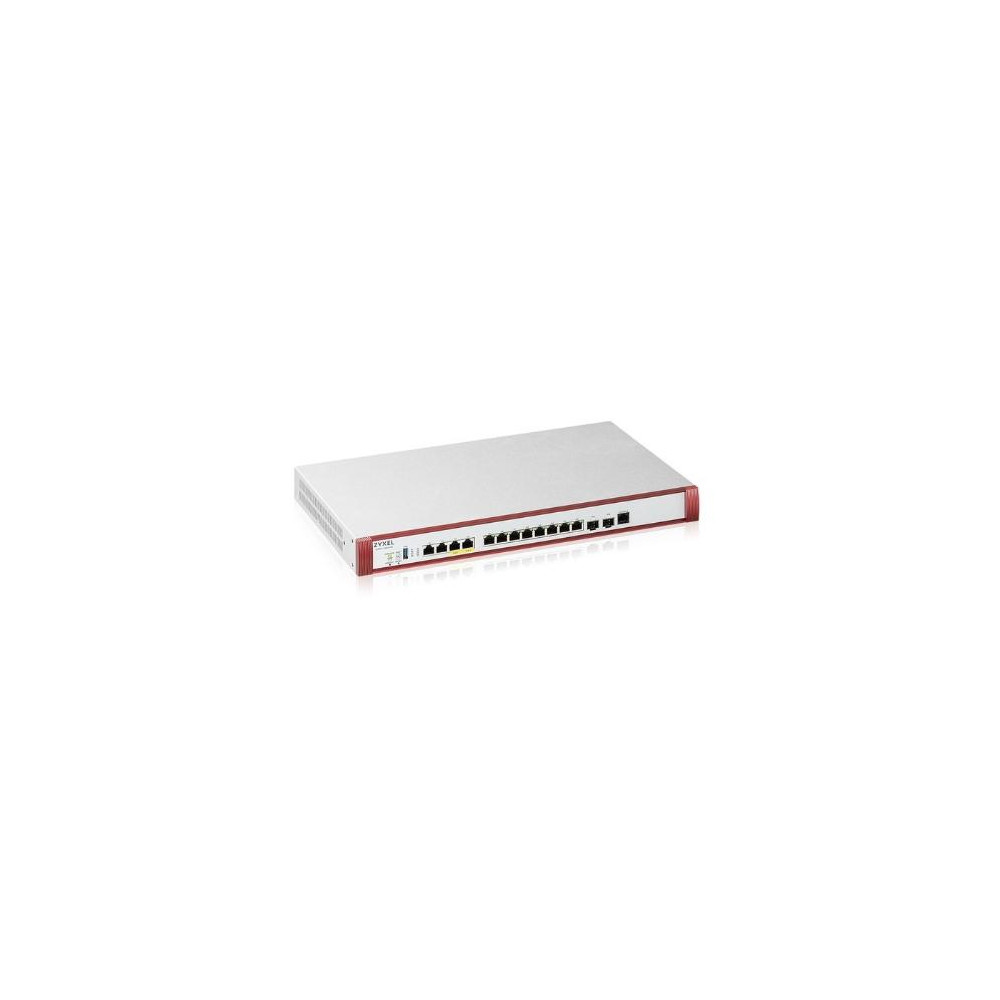 FIREWALL ZYXEL USGFlex Security Gateway 100H VPN:50IPSec/L2TP, 25 SSL WAN, 8xLAN, Deskt Fanless, +1Y Security Pack fino a25 uten