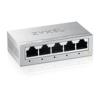 SWITCH ZYXEL GS-105B v5 - Switch Unmanaged, 5 porte Gigabit, Chassis metallo, Desktop