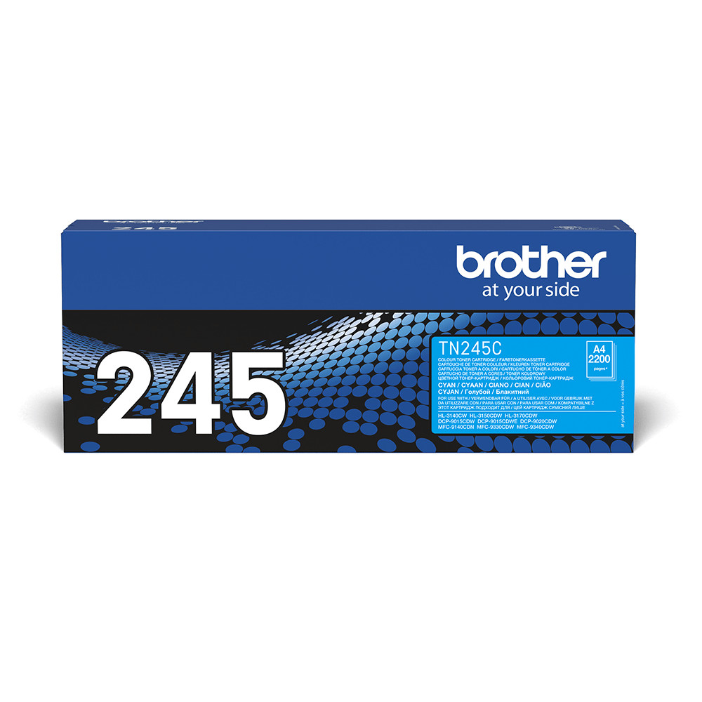 TONER BROTHER TN-245C Ciano 2200PP X MFC-9330CDW HL-3150CDW HL-3140CW HL-3170CDW MFC-9340CDW DCP-9020CDW MFC-9140CDN
