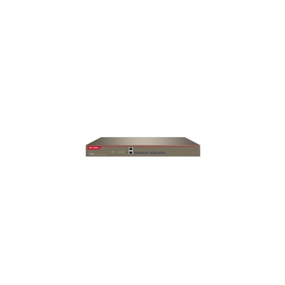 SWITCH IP-COM X5308F - 8 porte SFP+ 10G Base-X indipendenti,1 porta console e 1 porta MGT,12 Mb grande buffer-L3