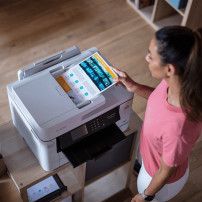 MULTIFUNZIONE BROTHER INK MFC-J5740DW A3 (solo in stampa) 28/28ipm 256MB 250+250F FAX DADF Single Pass LAN USB2.0 WiFi LCD 8.8cm