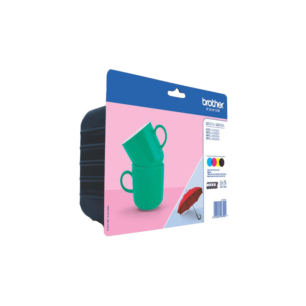 BROTHER LC-227XLVALBP KIT INK C,Y,M,BK