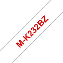 BROTHER MK232BZ NASTRO M ROSSO / BIANC#