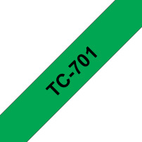 BROTHER TC701 NASTRO TC NERO / VERDE #