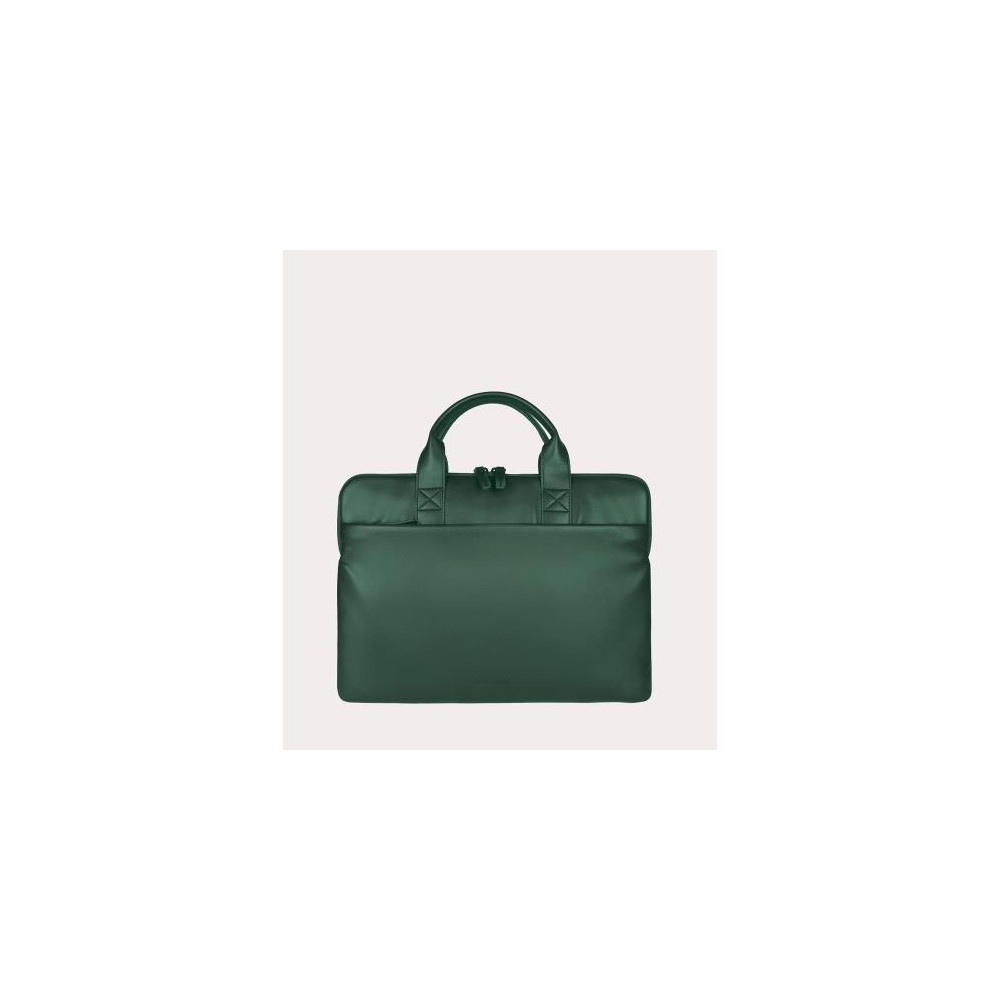 BORSA X NB TUCANO ISOTTA SUPERSLIM 13,3"/14", VERDE, IN MORBIDO PU EFFETTO PELLE - BSISO1314-V