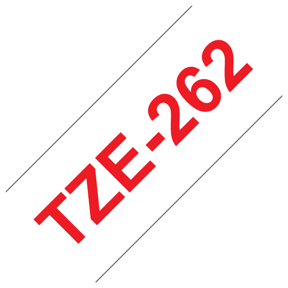 BROTHER TZE262 NASTRO TZ ROSSO / BIANCO BROTHER TZE262 NASTRO TZ ROSSO / BIANCO