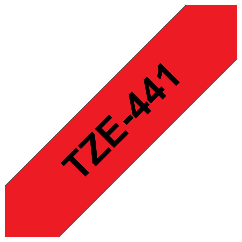 BROTHER TZE441 NASTRO TZ NERO / ROSSO#