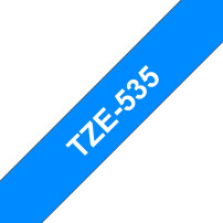 BROTHER TZE535 LAMINATO BIANCO BLU