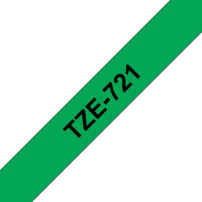 BROTHER TZE721 NASTRO TZ NERO / VERDE