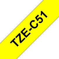 BROTHER TZEC51 NASTRO TZ NERO/GIAL FLUO