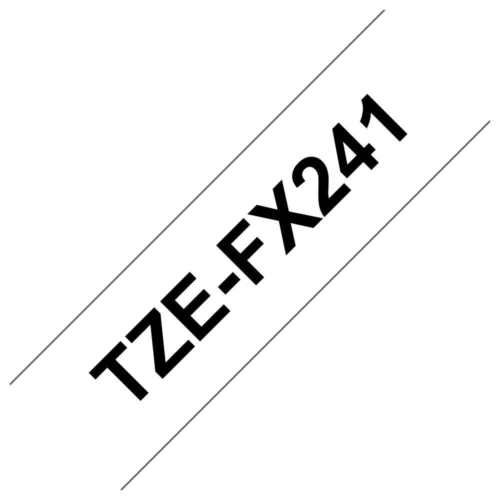 BROTHER TZEFX241 NASTRO TZ NERO / BIANC# BROTHER TZEFX241 NASTRO TZ NERO / BIANC#