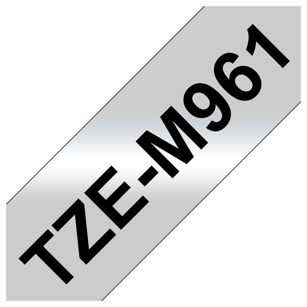BROTHER TZEM961 NASTRO TZ NERO / ARGENT# BROTHER TZEM961 NASTRO TZ NERO / ARGENT#