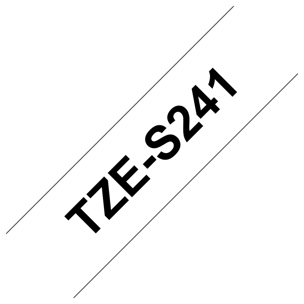 BROTHER TZES241 NASTRO TZ NERO / BIANCO BROTHER TZES241 NASTRO TZ NERO / BIANCO