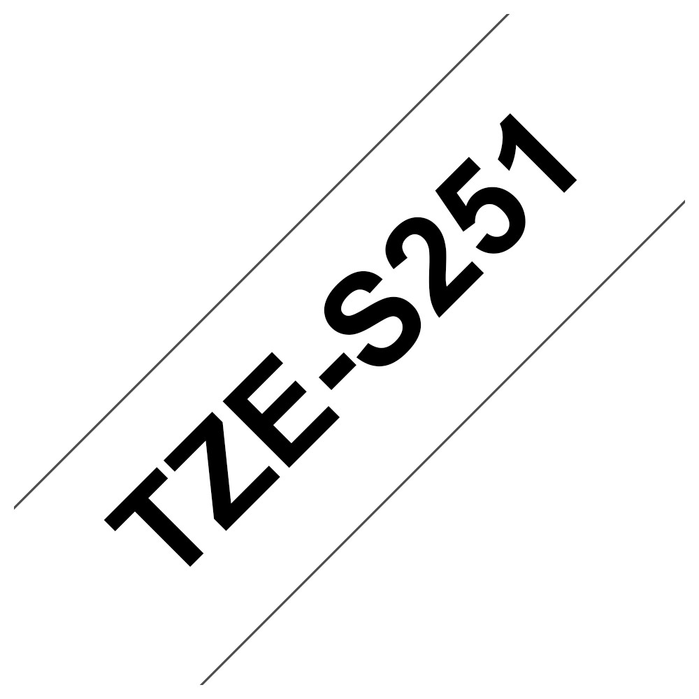 BROTHER TZES251 NASTRO TZ NERO / BIANCO BROTHER TZES251 NASTRO TZ NERO / BIANCO