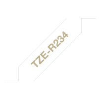 BROTHER TZER234 NASTRO ORO / BIANCO